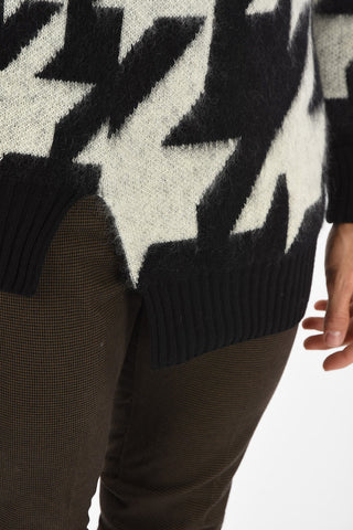 mohair turtle-neck sweater