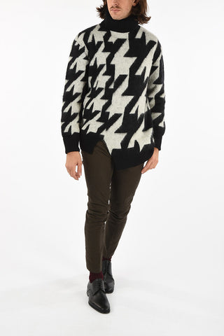 mohair turtle-neck sweater
