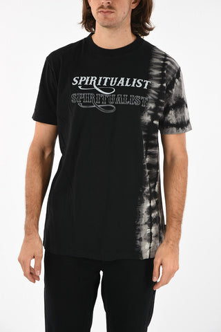 t-shirt con stampa girocollo