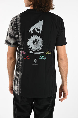 t-shirt con stampa girocollo