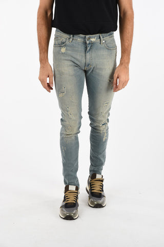 jeans distressed slim fit 15m