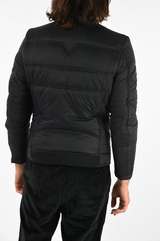 full zip slim fit blouson