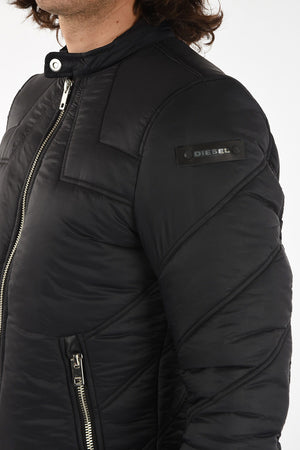 full zip slim fit blouson
