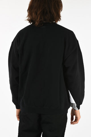 crew-neck maxi sweatshirt