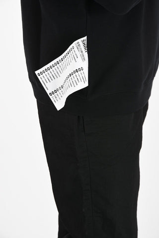 crew-neck maxi sweatshirt