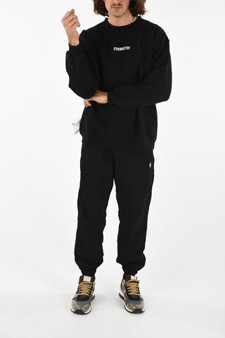 crew-neck maxi sweatshirt