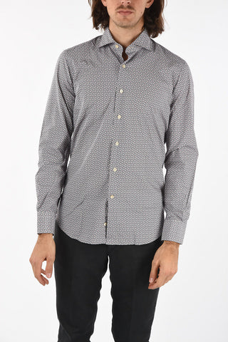 abstract print shirt