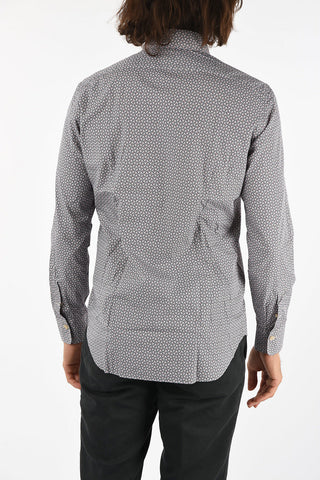abstract print shirt
