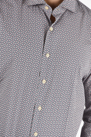 abstract print shirt