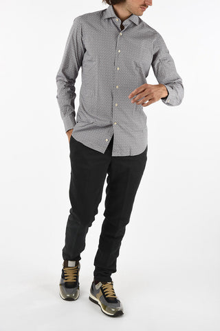 abstract print shirt