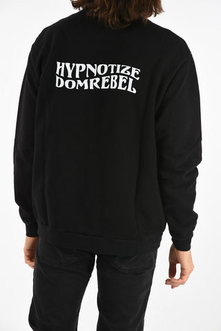 printed crew-neck sweatshirt