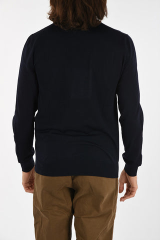 skull embroidered crew-neck sweater
