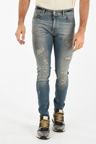 distressed jeans slim fit 15cm