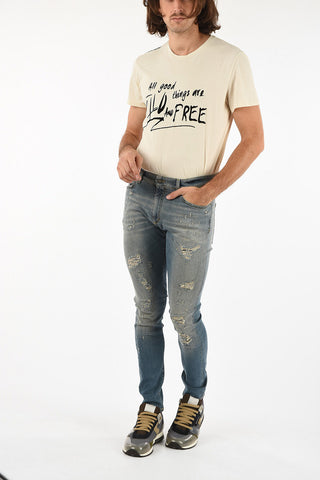 distressed jeans slim fit 15cm