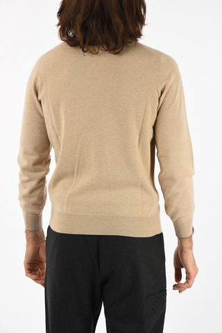 maglia girocollo in cashmere