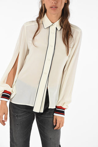silk ISAKO blouse