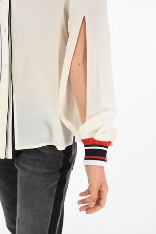 silk ISAKO blouse