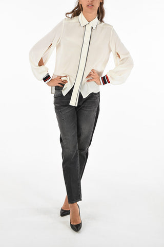 silk ISAKO blouse