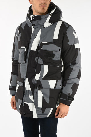 Camouflage MM009 SAFARI PRINT Down Jacket