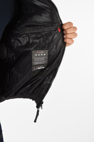 Waist Length Virgin Wool and Cashmere DIONISIO Down Jacket