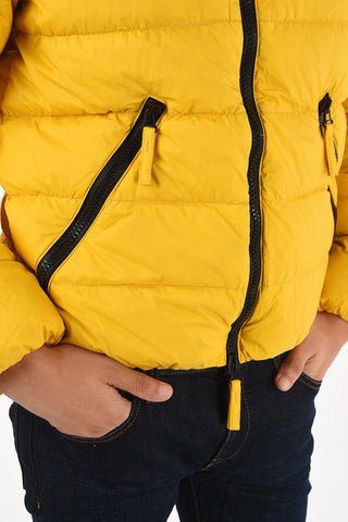 Piumino DIONISIO Crop con Cappuccio