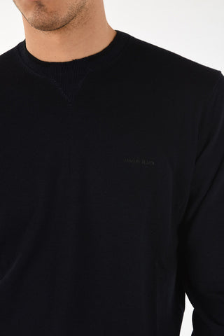 ARMANI JEANS Wool Crew-Neck Sweater