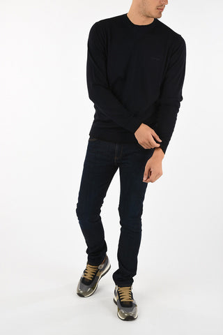 ARMANI JEANS Wool Crew-Neck Sweater