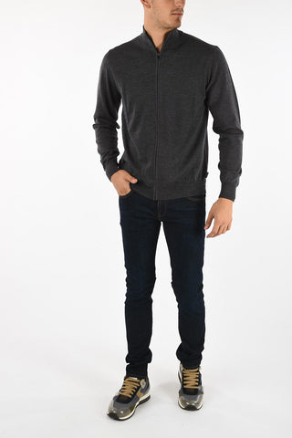 COLLEZIONI Maglia con Zip in Lana Vergine