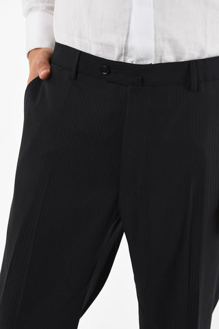 COLLEZIONI pinstriped super 150's 2-button suit