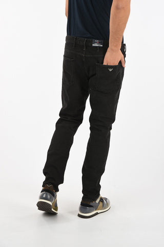 ARMANI JEANS 18cm Low Waist Slim Fit Jeans L32