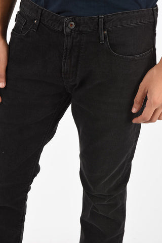 ARMANI JEANS 18cm Low Waist Slim Fit Jeans L32