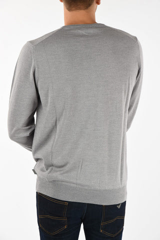 COLLEZIONI Maglia collo a V in Lana Vergine