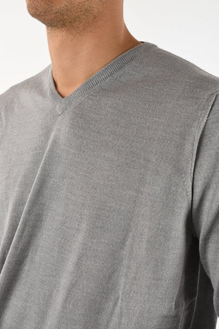 COLLEZIONI Maglia collo a V in Lana Vergine