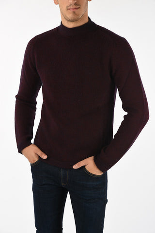 GIORGIO ARMANI Cable Knit Turtle-Neck Sweater