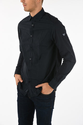 ARMANI JEANS Spread Collar Custom Fit Shirt