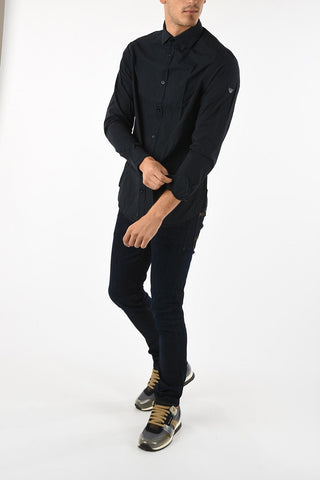 ARMANI JEANS Spread Collar Custom Fit Shirt