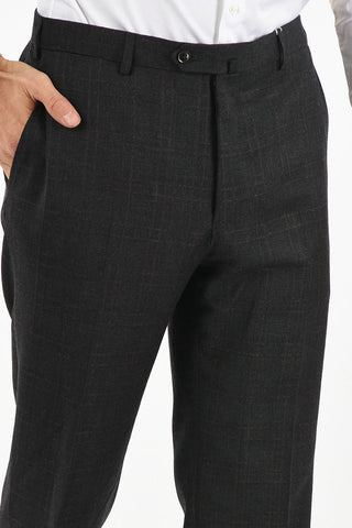 COLLEZIONI Plaid Chino Pants