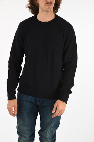 ARMANI JEANS Argyle Wool Sweater