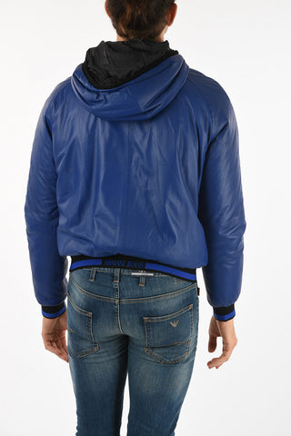 ARMANI JEANS Waist Length Leather Jacket