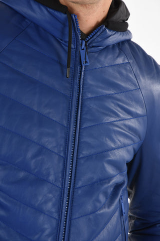 ARMANI JEANS Waist Length Leather Jacket