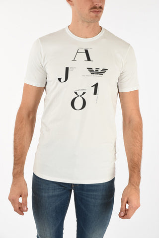 ARMANI JEANS Crew-Neck Print T-shirt