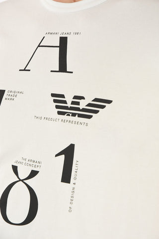 ARMANI JEANS Crew-Neck Print T-shirt