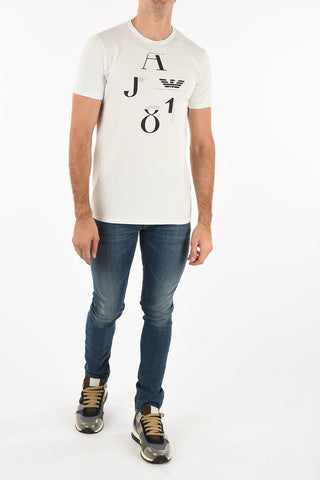 ARMANI JEANS Crew-Neck Print T-shirt