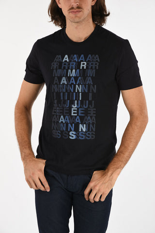 ARMANI JEANS All Over Logo T-shirt