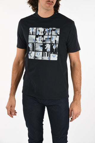 ARMANI JEANS Crew-Neck Print T-shirt