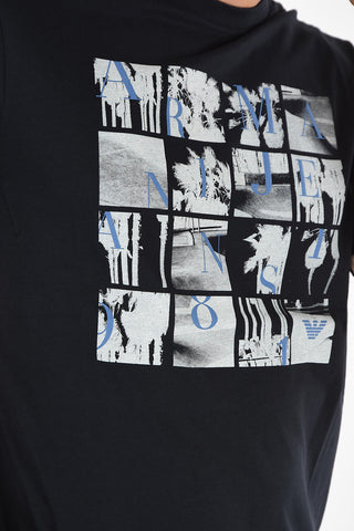 ARMANI JEANS Crew-Neck Print T-shirt