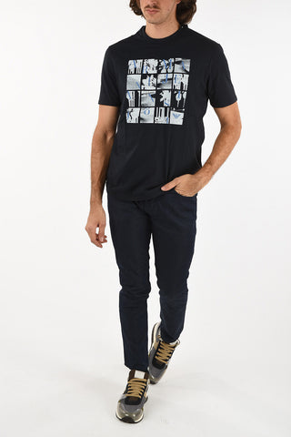 ARMANI JEANS Crew-Neck Print T-shirt
