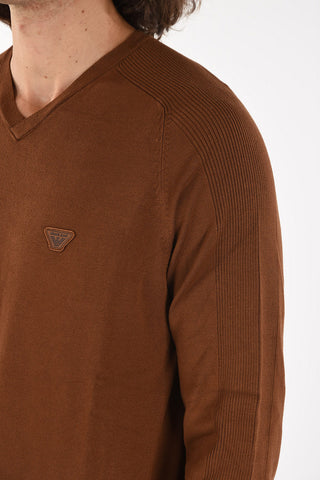 ARMANI JEANS V-Neck Slim Fit Sweater