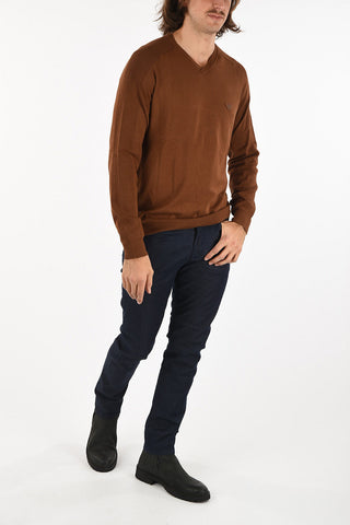 ARMANI JEANS V-Neck Slim Fit Sweater