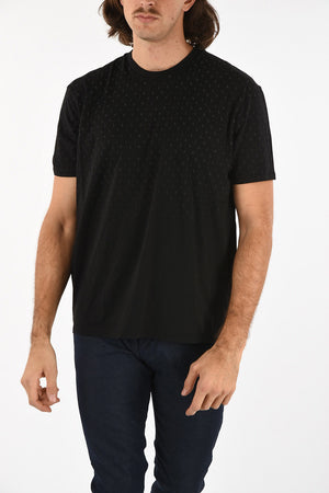 ARMANI JEANS All Over Logo T-shirt